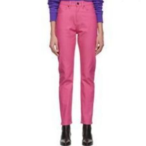 CALVIN KLEIN PINK SOFT ANKLE PANT - 12